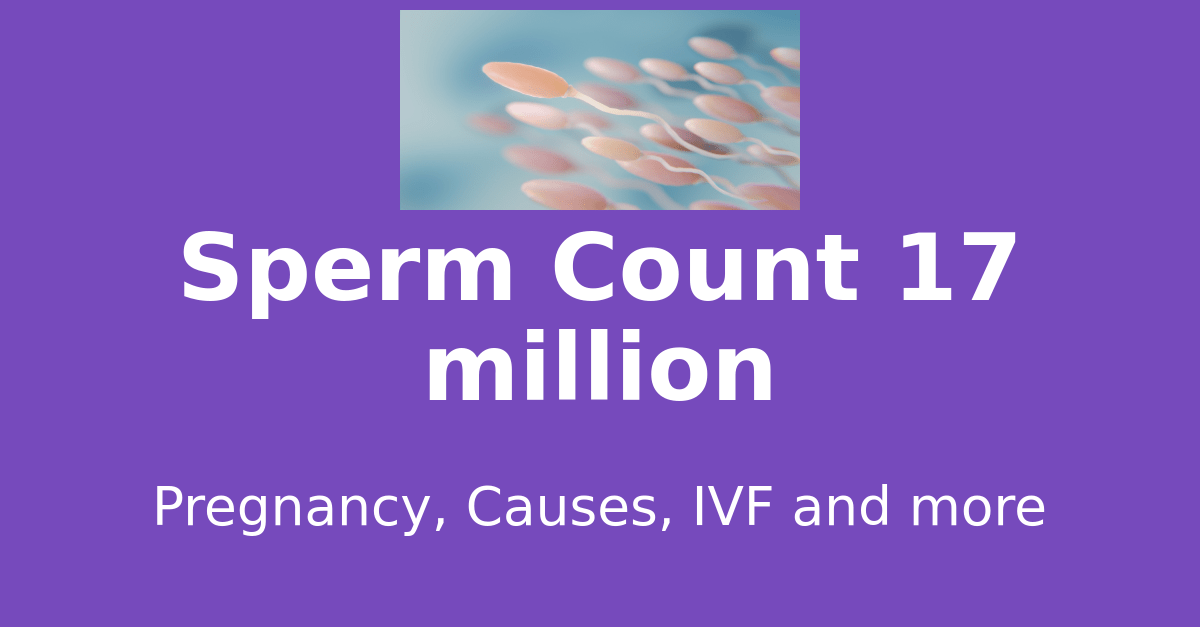 Sperm Count 17 million Is it enough for pregnancy