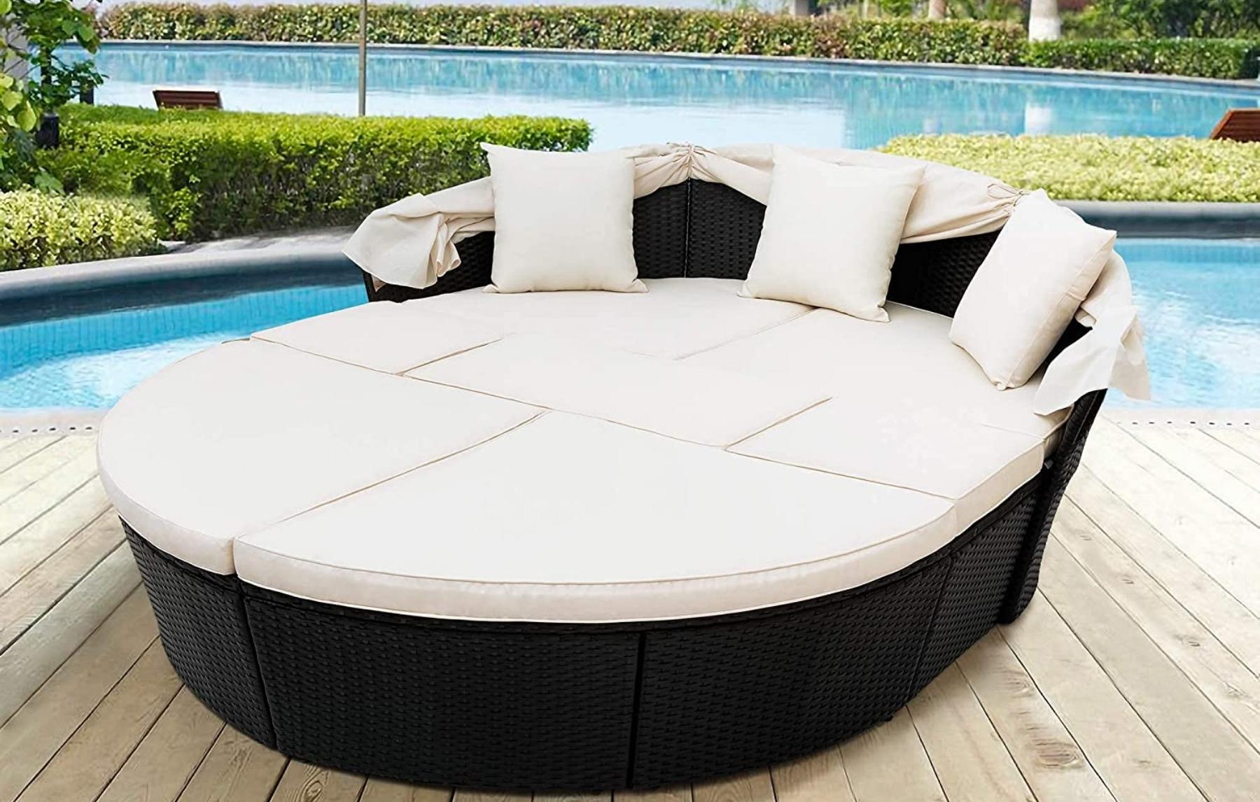Outdoor Daybed With Canopy; Relax in comfort & style Leading Lifestyle