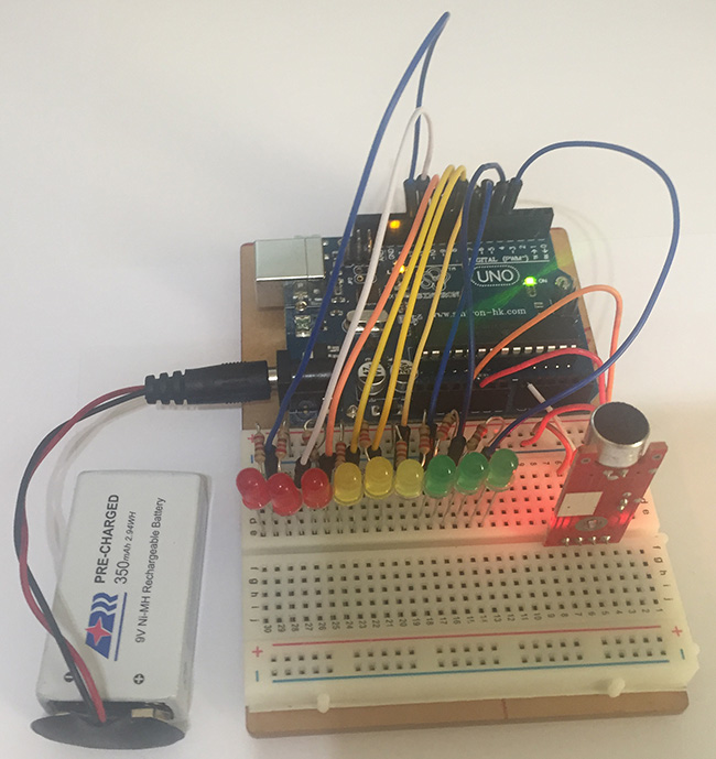Arduino sound sensor noise level detector example Pat Howe's Blog