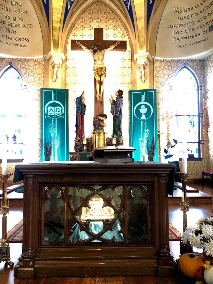 St Alphonsus Catholic Church Path to 138