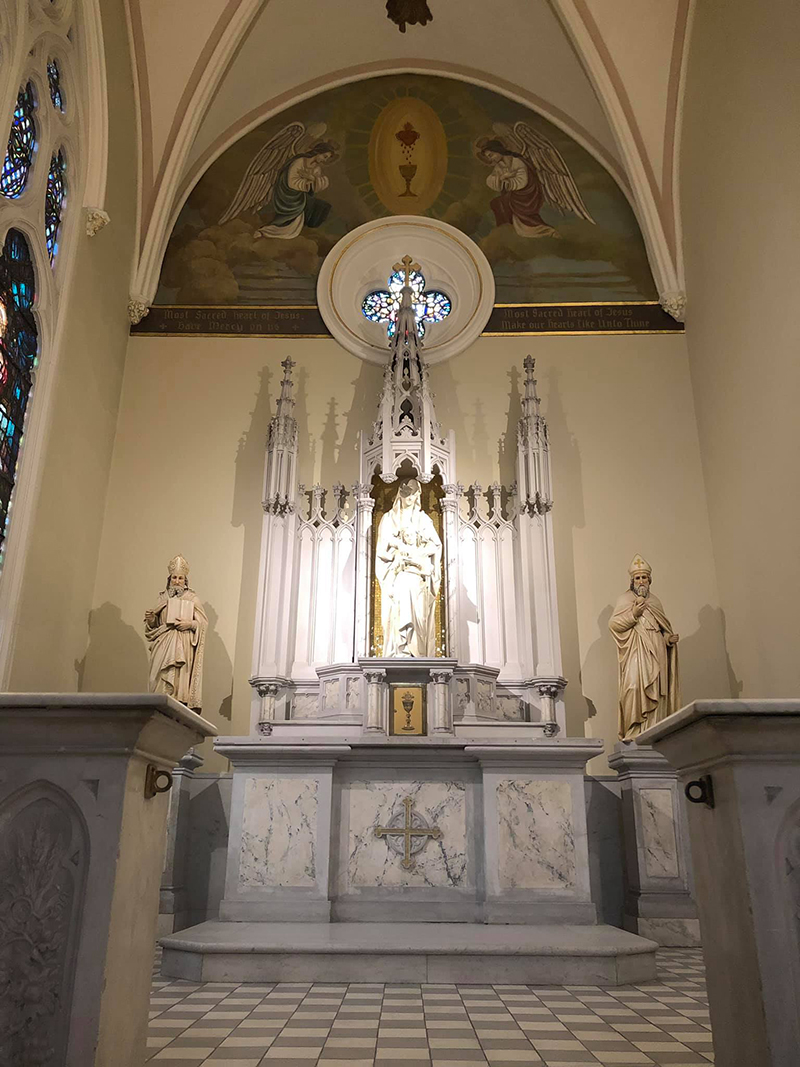 St Columbanus Catholic Church Path to 138