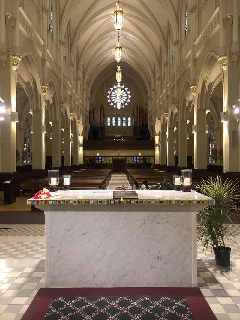 St Columbanus Catholic Church Path to 138