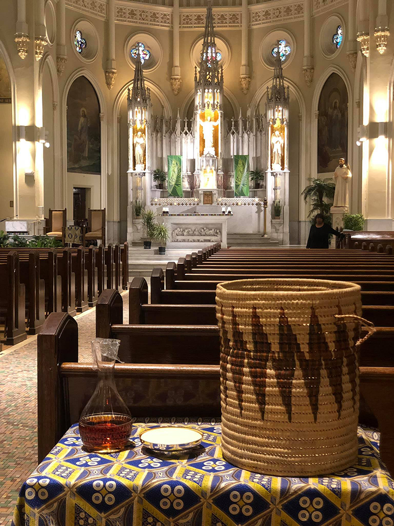 St Columbanus Catholic Church Path to 138