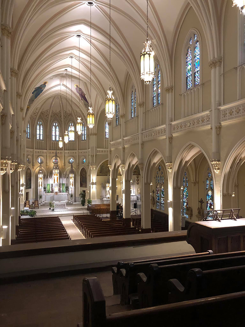 St Columbanus Catholic Church Path to 138