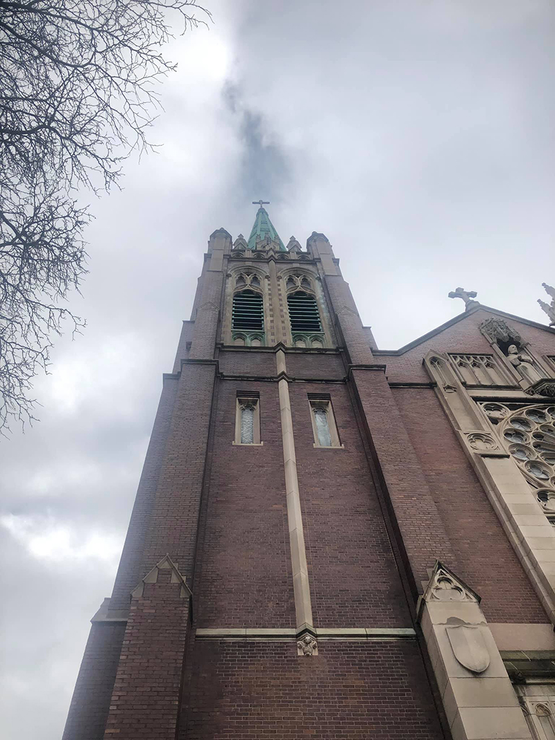 St Columbanus Catholic Church Path to 138