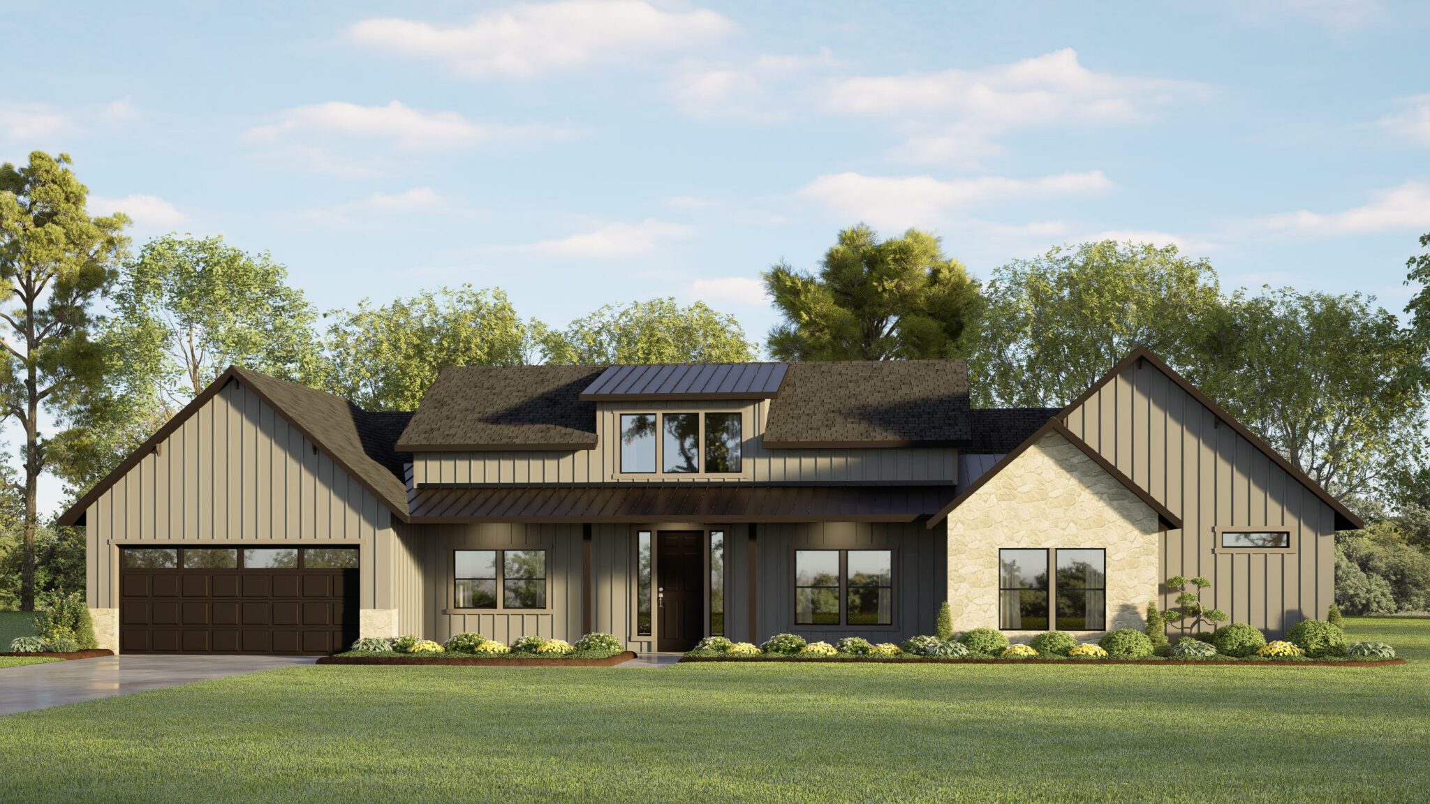 Pacific Crest Custom Ranch Style House Plan Pathway Builders