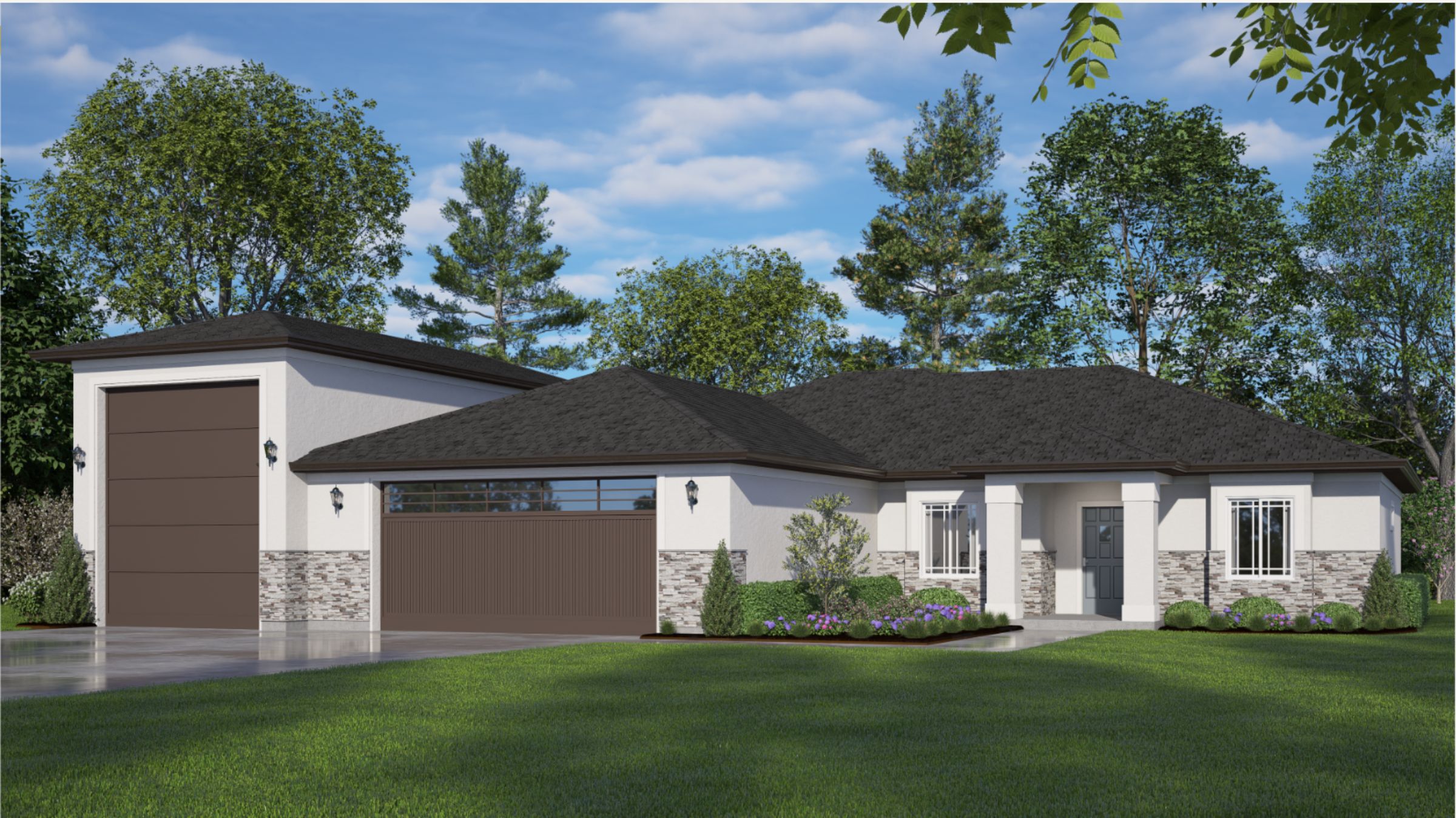 Parkway Single Story House Plan Pathway Builders