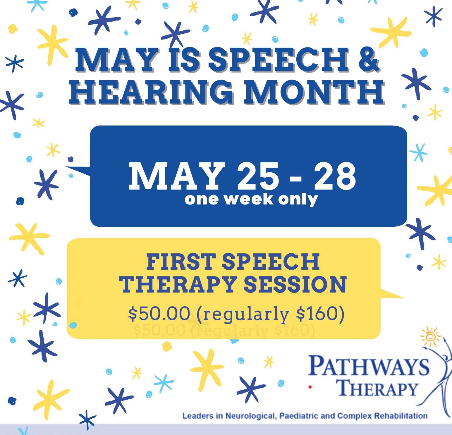 May Speech Therapy Sale Pathways Therapy