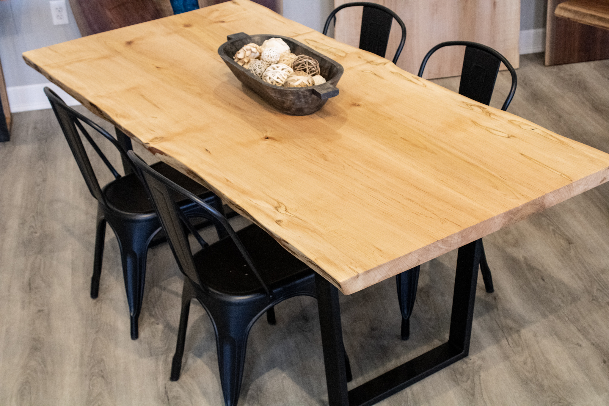 Olympic Live Edge Maple Dining Table 6.5' Pathway Tables