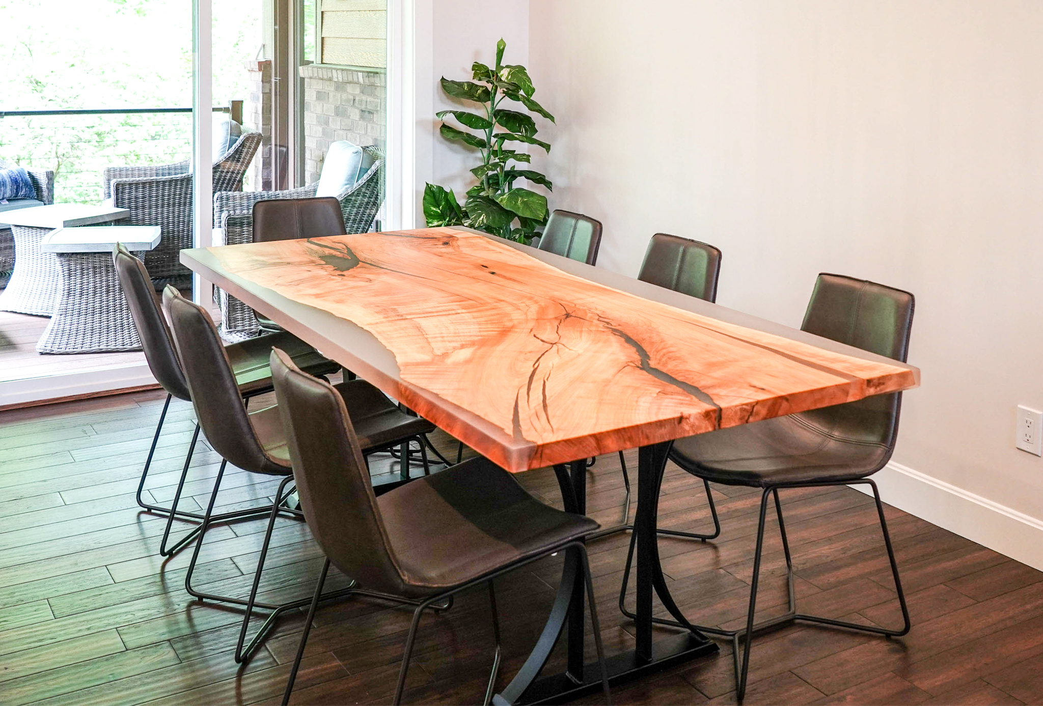 Custom Live Edge Dining Tables and Wood Furniture Pathway Tables