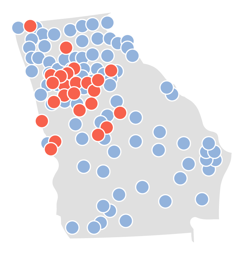 Atlanta Map With Transparent Background Follow Patient Journeys with PatientPing Stories