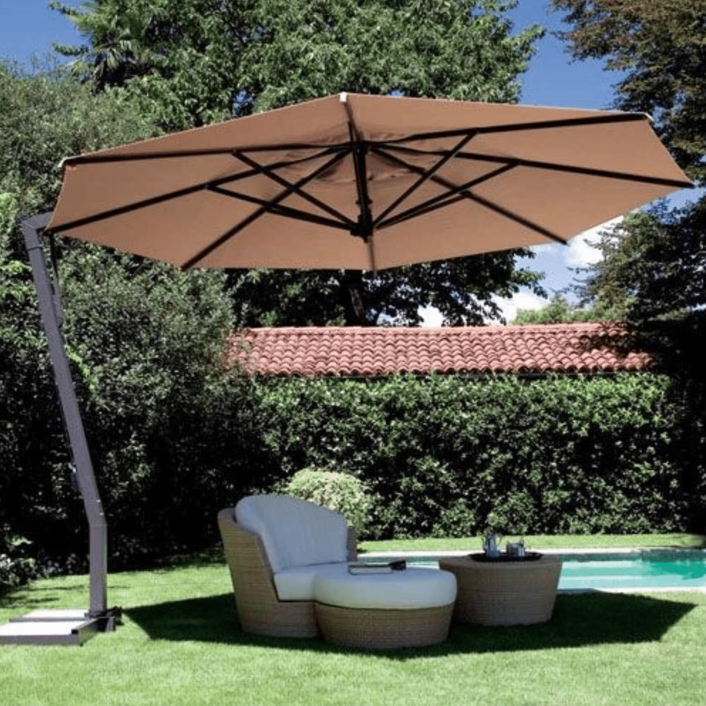 Fim P20 Patio Umbrella Large 13' Commercial Grade Shop Patio Bay