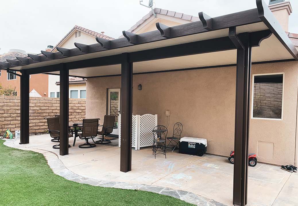 Alumawood Insulated patio cover in Saugus Ca Patio Covered