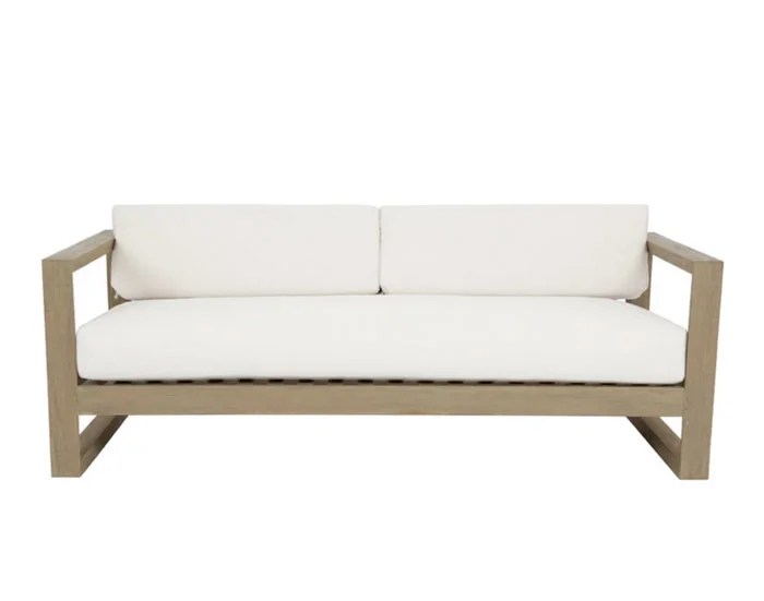 Coastal Teak Sofa Patio Furniture Plus