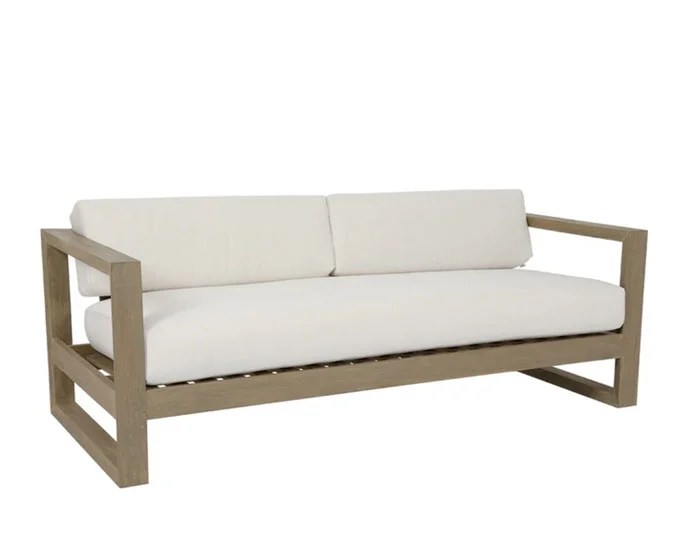 Coastal Teak Sofa Patio Furniture Plus
