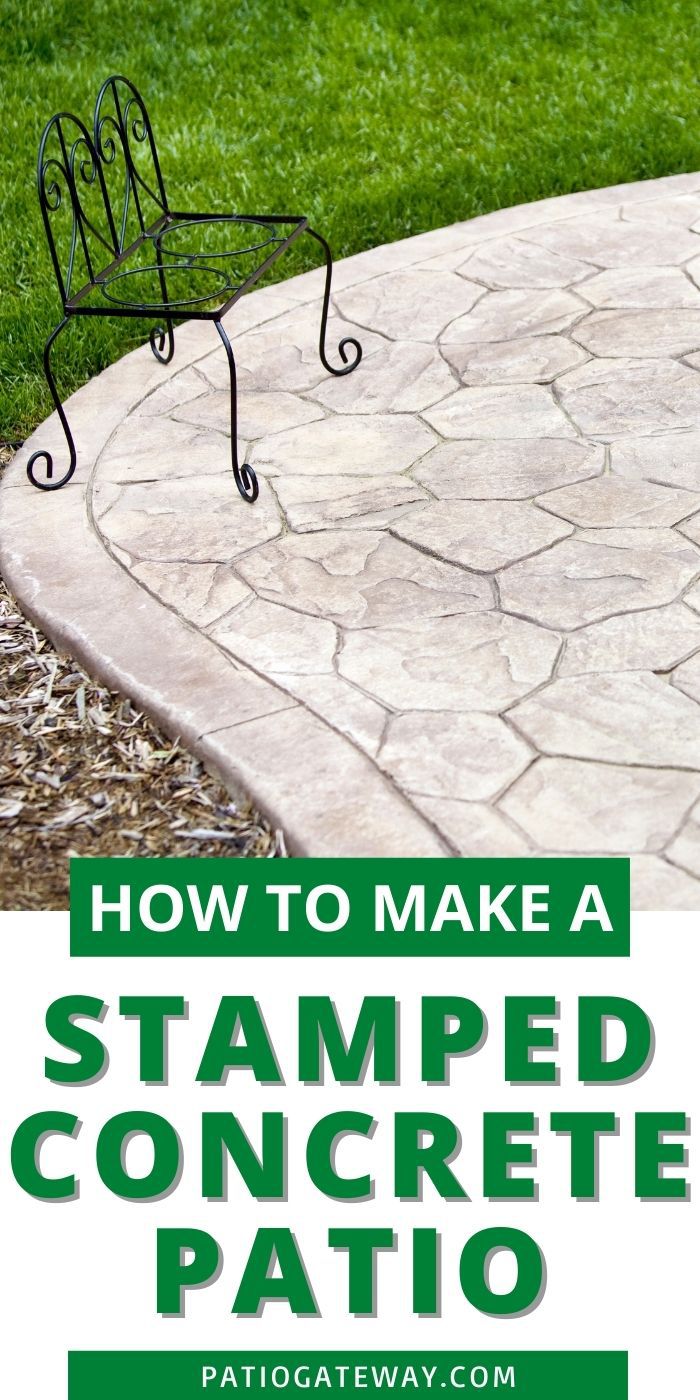 How to Create a Stamped Concrete Patio Patio Gateway