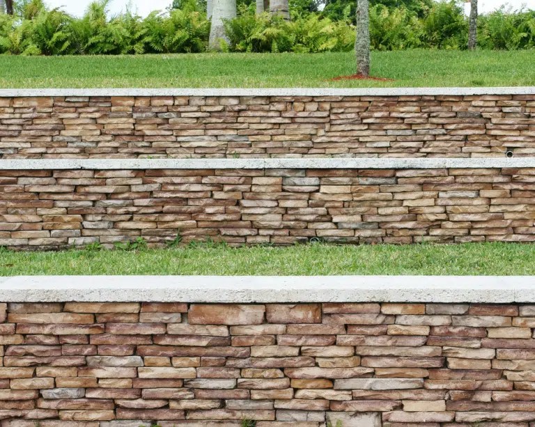 Paver Stone & Block Retaining Wall Sticks & Stones