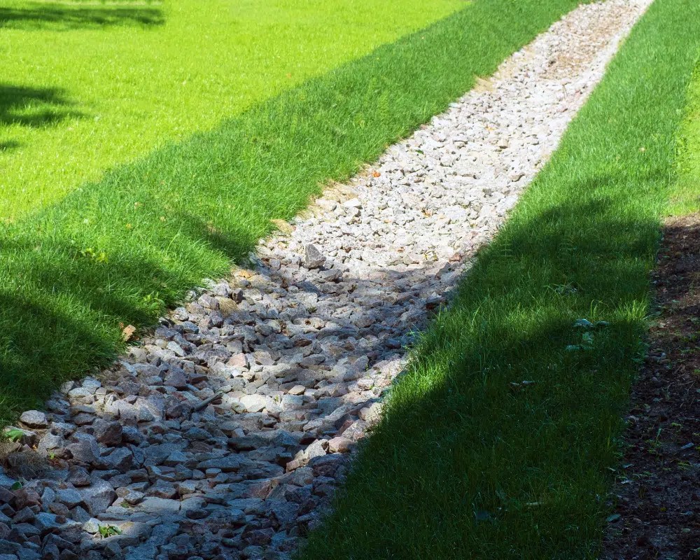 Yard Drainage Sticks & Stones