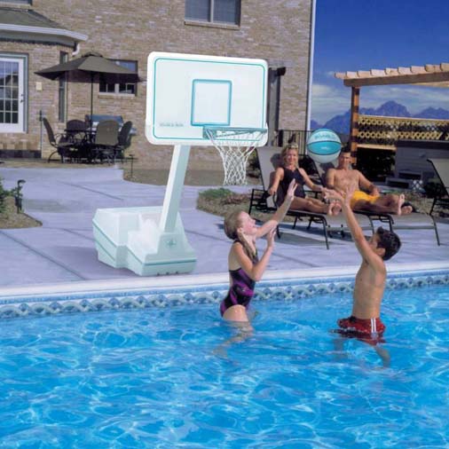 Splash And Slam Pool Basketball Set Patio Options