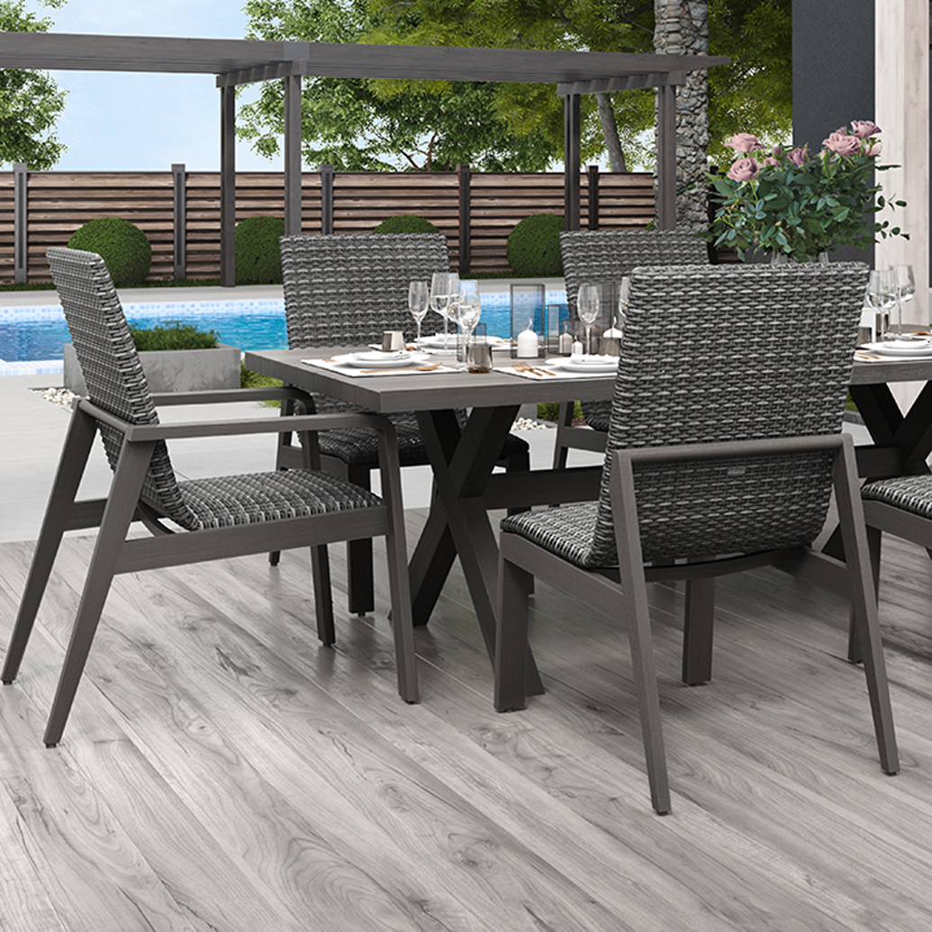 Canton Padded Dining Chair Patio Options