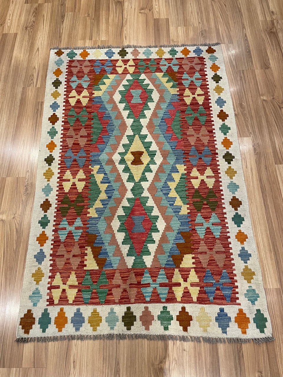 Persian Art Treasure Persian handwoven Boho kilim