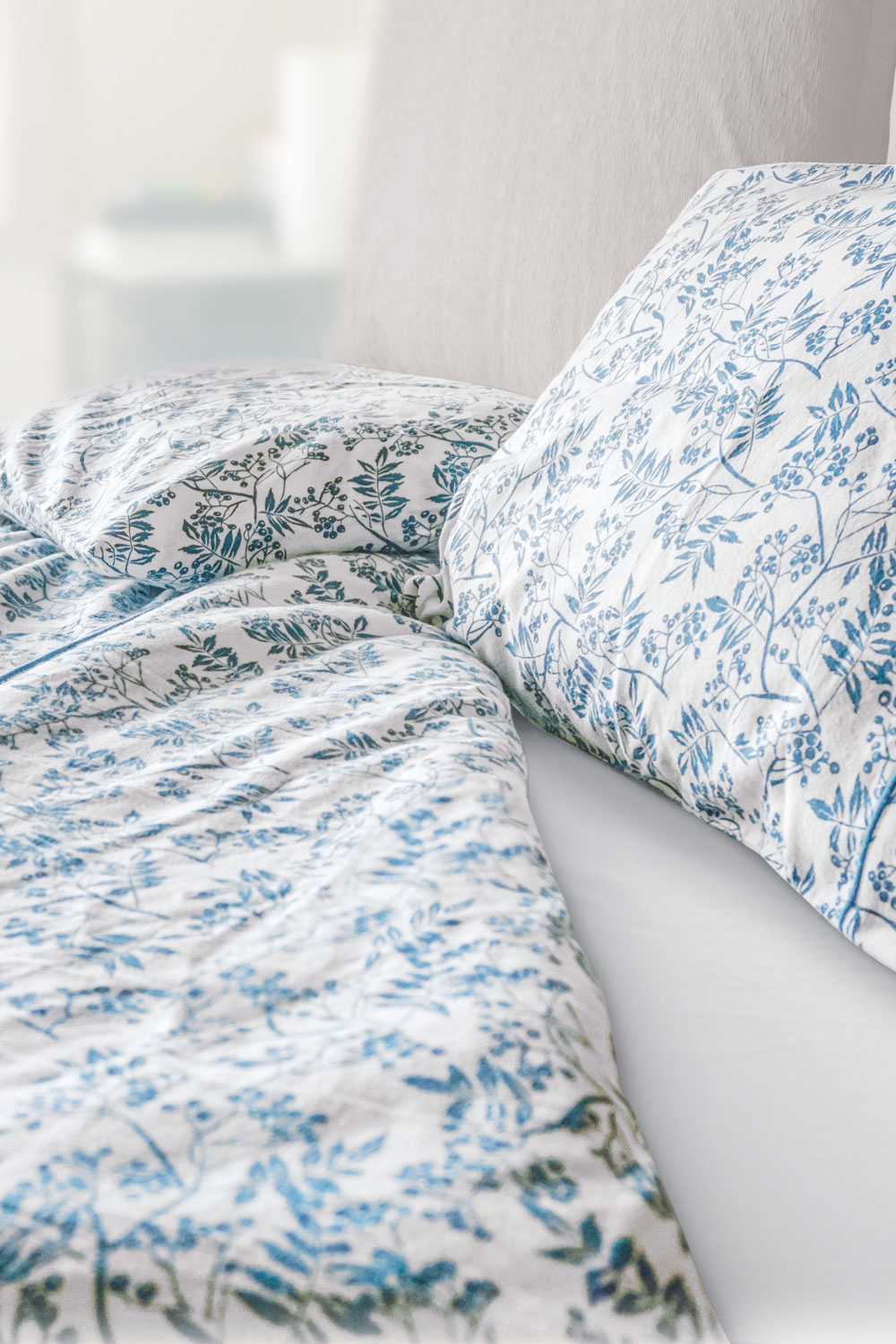 Super King Size Brushed Cotton Bedding Set BCSX Patra