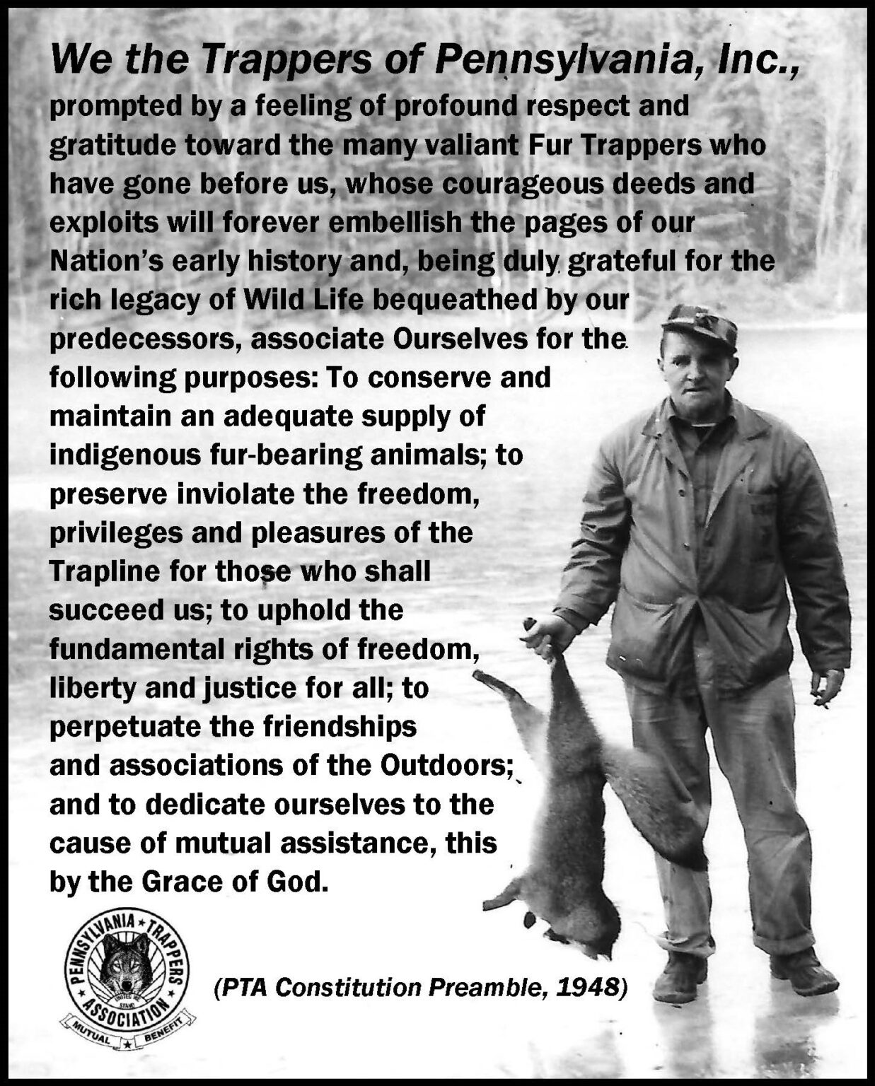 About Us Pennsylvania Trappers Association