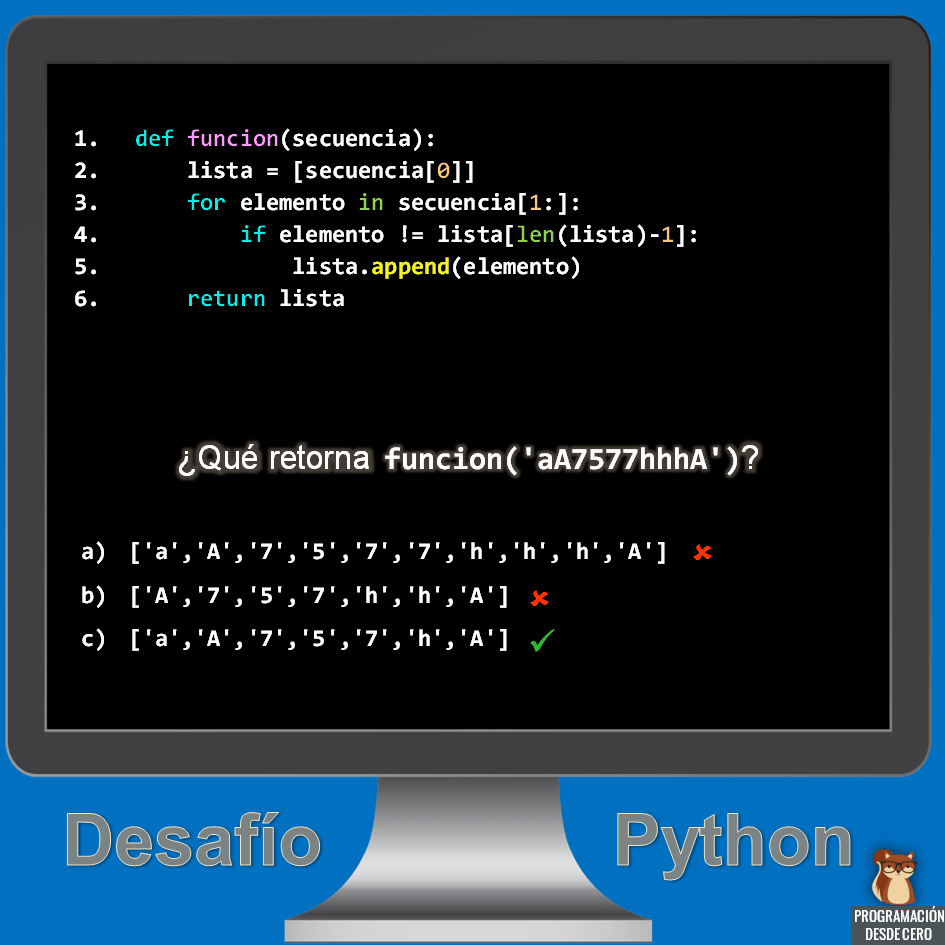 Desafío Python número 2 Programación desde cero