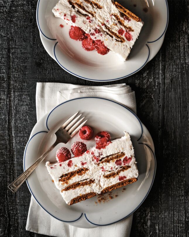RaspberryLemon Icebox Cake Patricia Heaton
