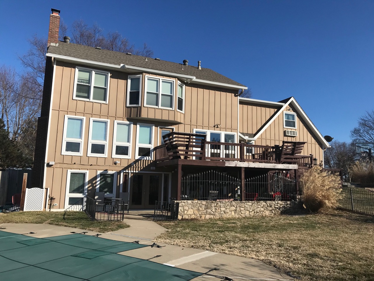 Before After Broeckelman & Flannigan Rear Deck & siding Patrick Exterior