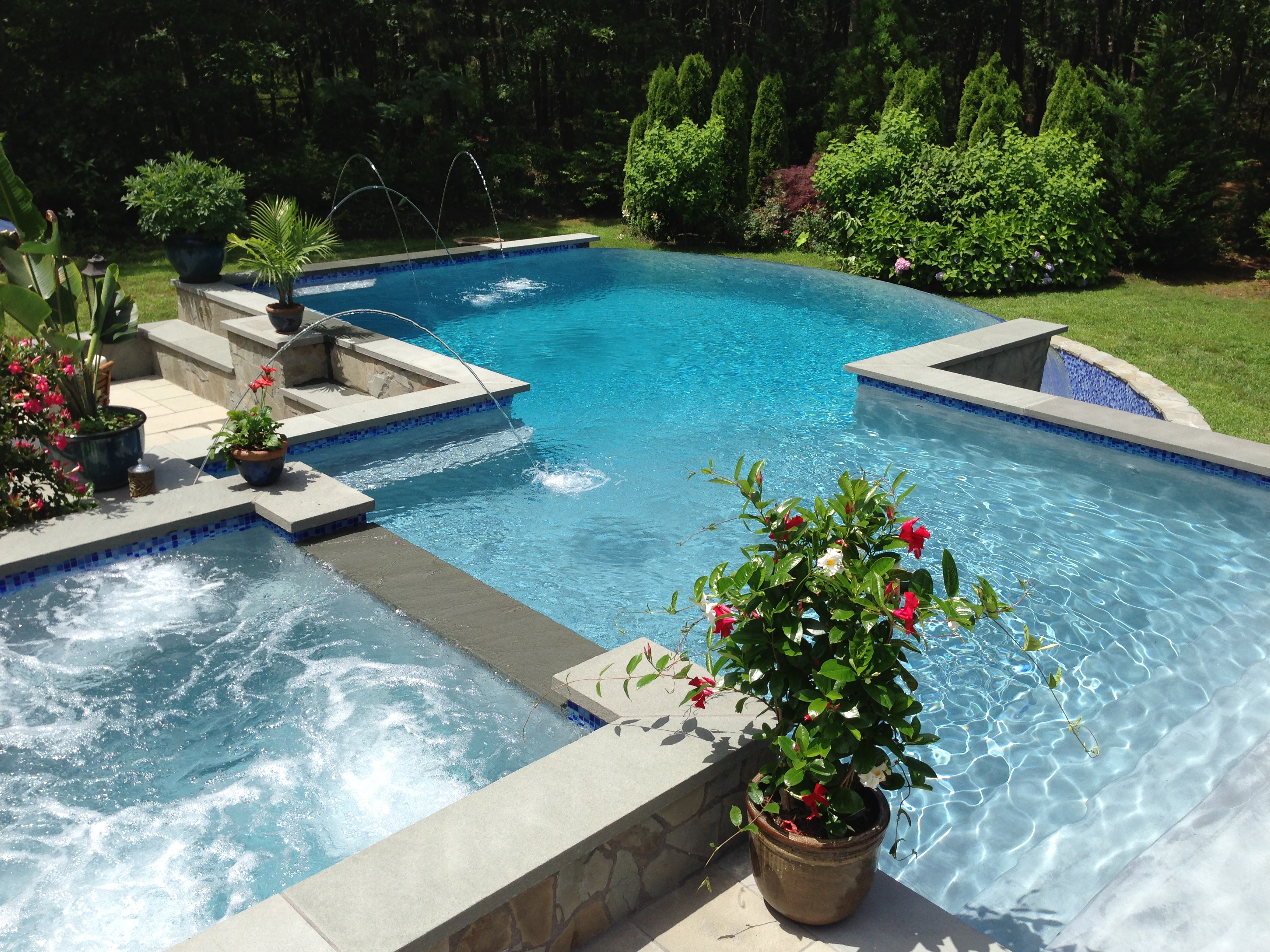 Negative Edge Infinity Pool & Spa in Southampton Patricks Pools