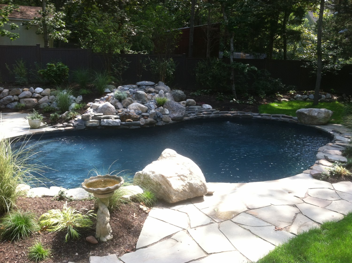 Freeform Vinyl Pool on North Fork in Southold Patricks Pools Long Island, NY pool