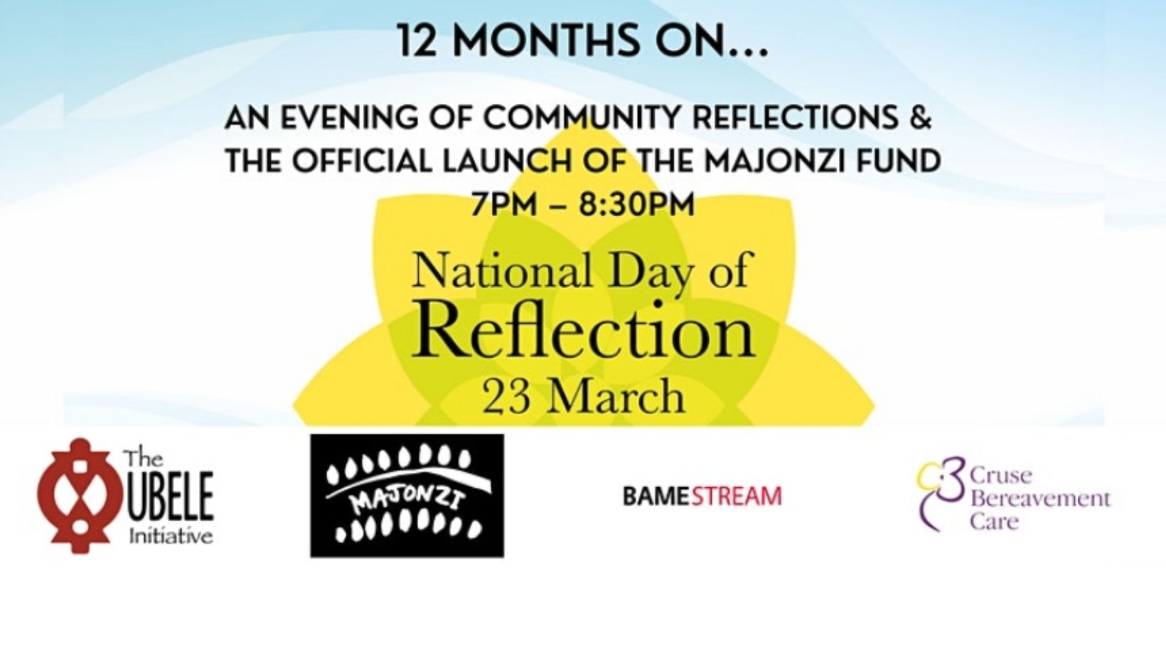 EVENT 23rd March 2021 National Day of Reflection 12 months on
