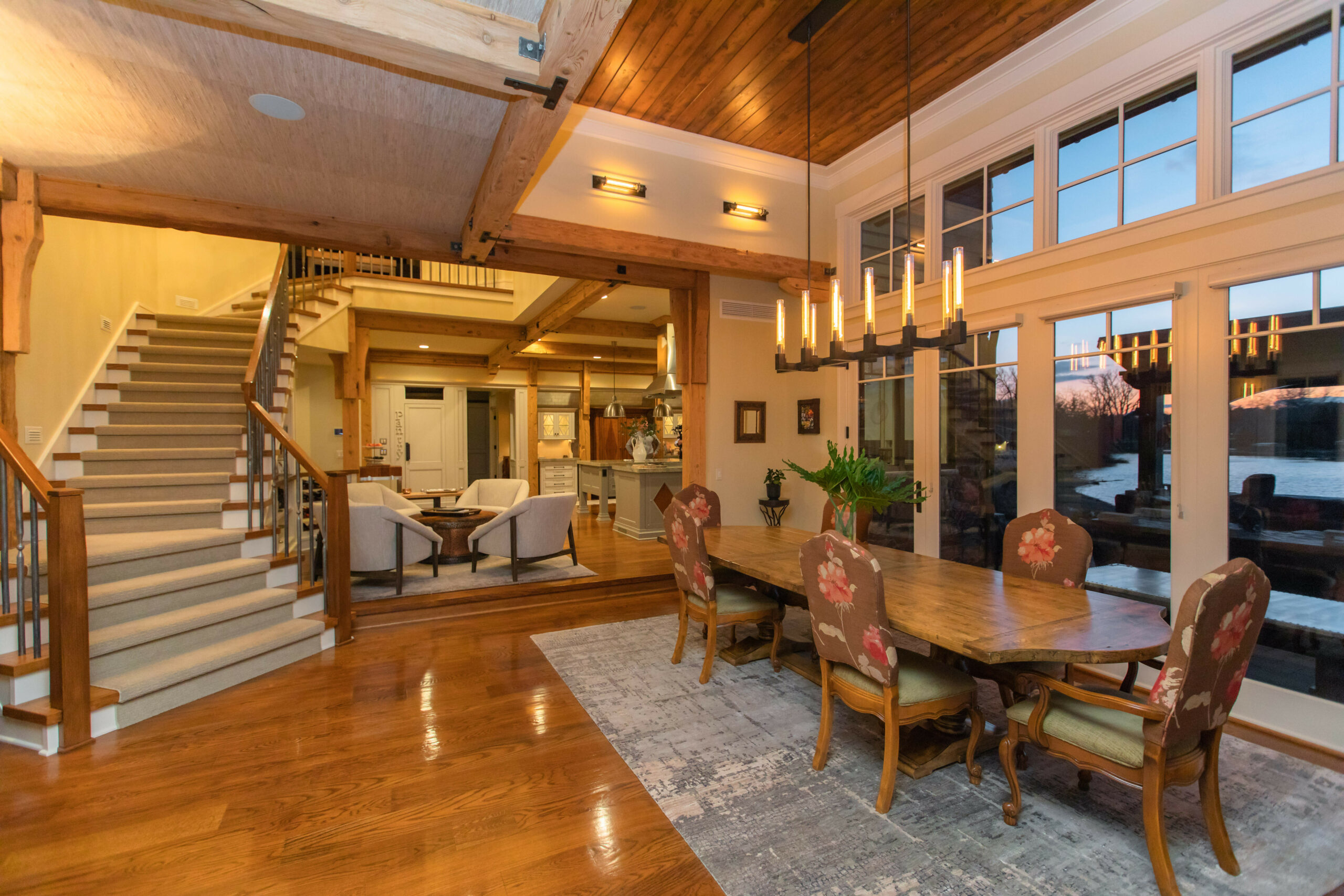 Transitional Custom Built Lake House Patrick Widing Custom Built Homes