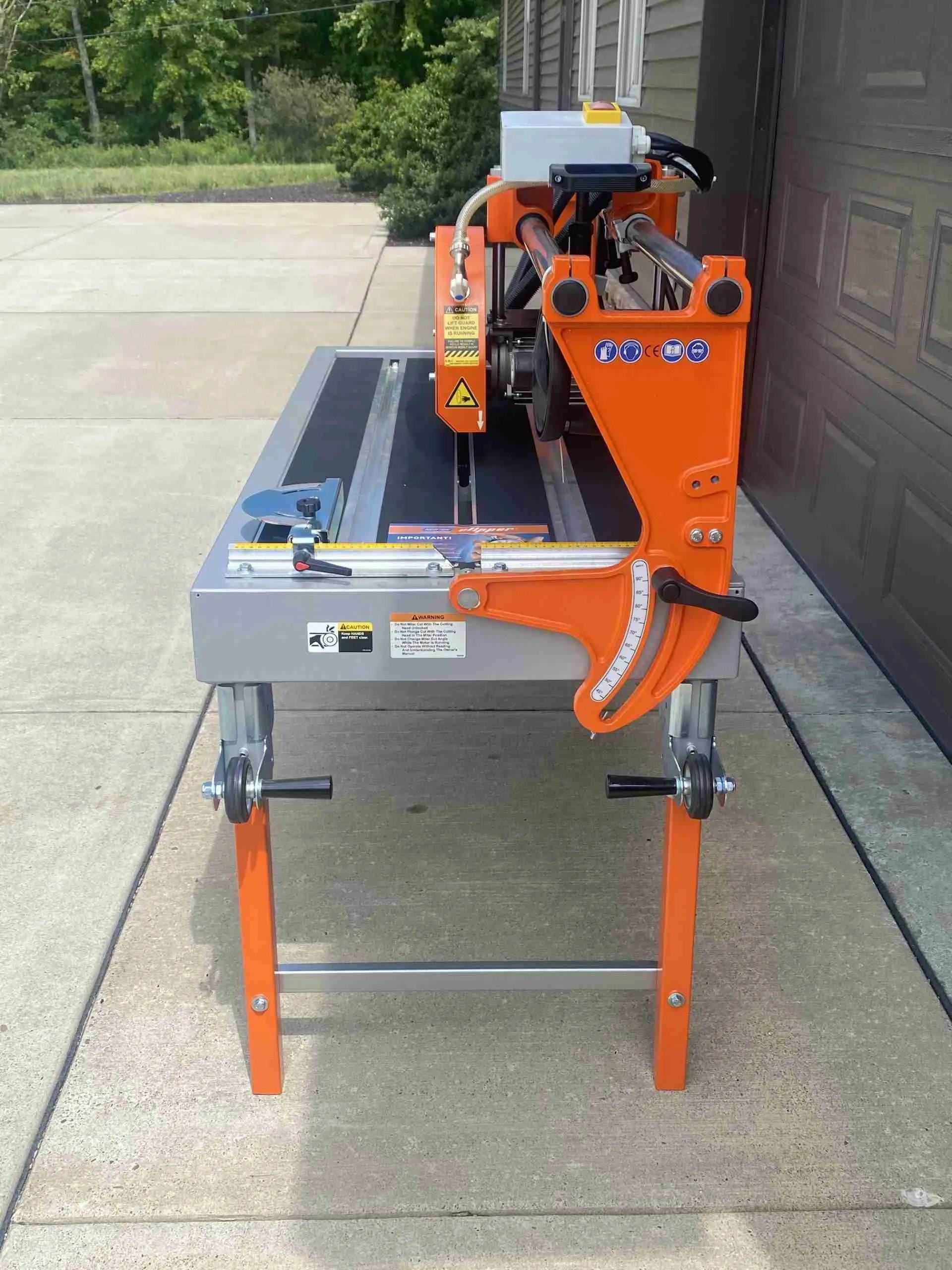 NortonClipper CST120 MasonryStone Rail Saw • Patriot Contractors