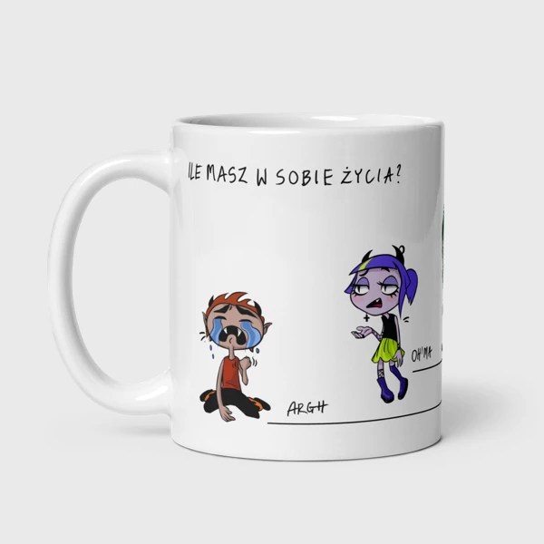 Kubek Ile masz w sobie życia? (330 ml) Patronite Sklep