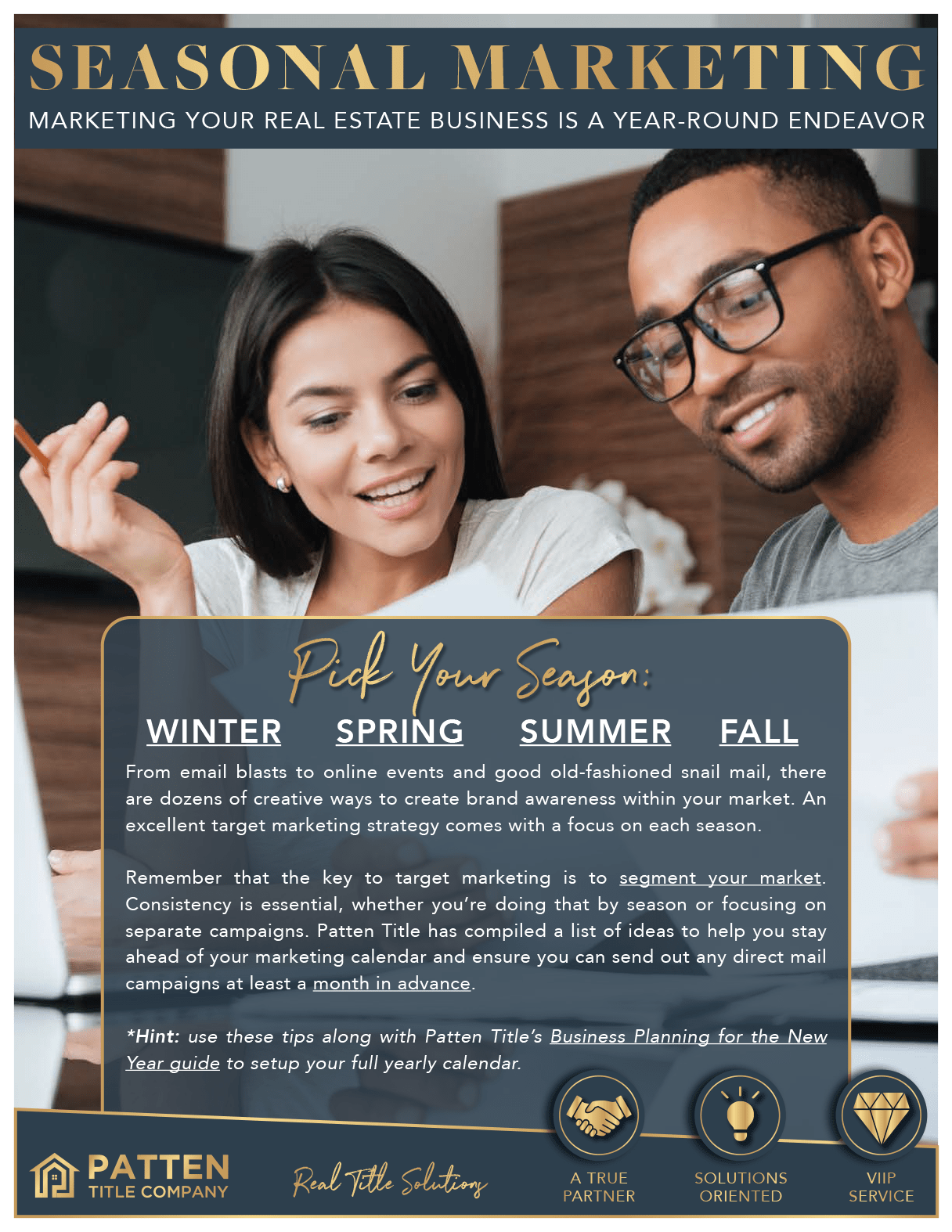 Seasonal Marketing Tips Patten Title Company