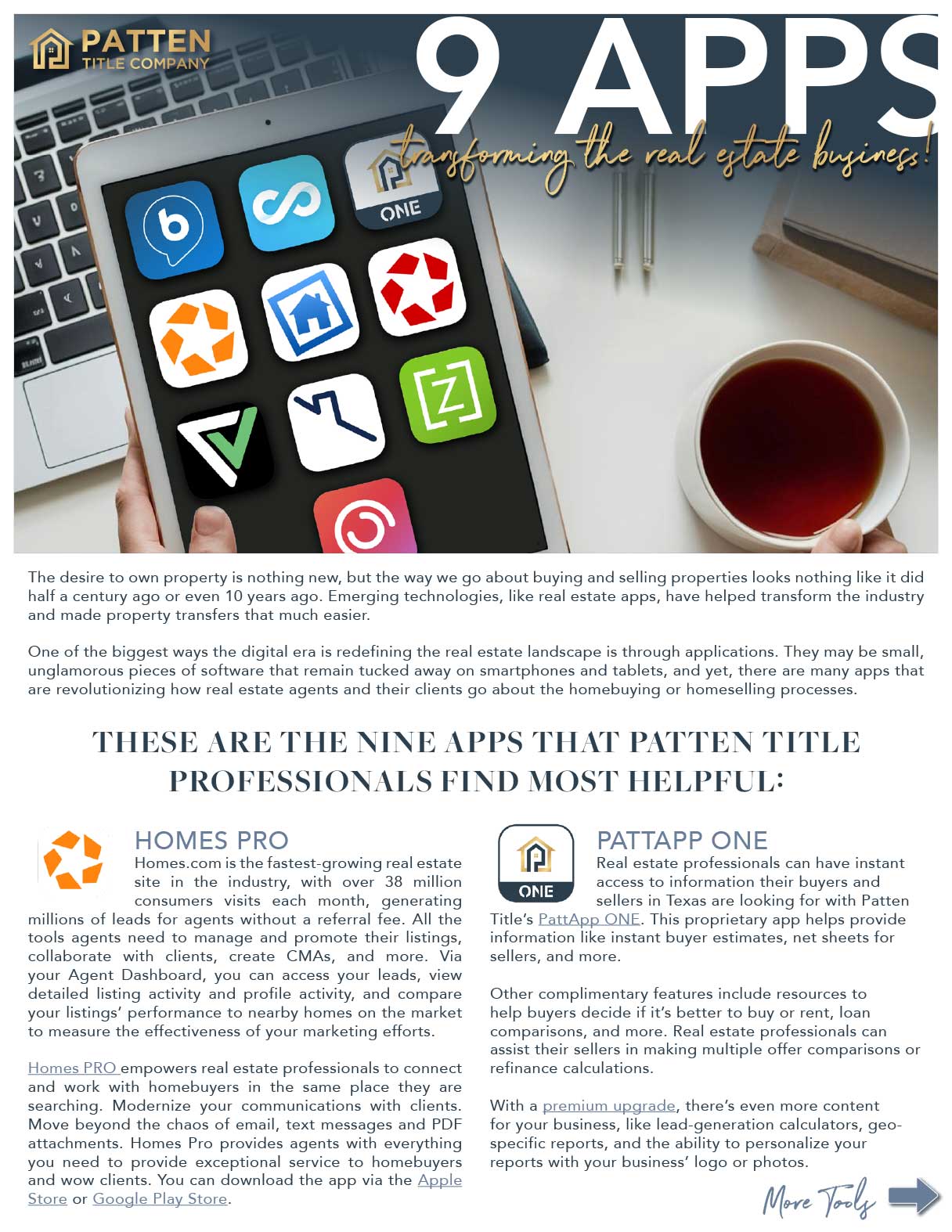 Helpful Real Estate Apps Patten Title Company