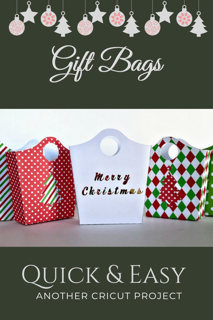 Cricut Project Quick Small Gift Bags Pattern Paradise