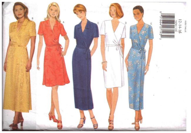 Butterick 5458 Dress Size 121416 Uncut Sewing Pattern