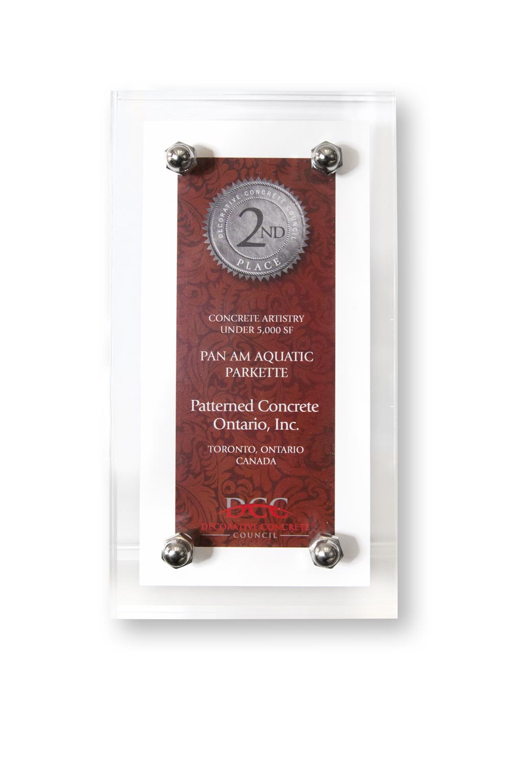 Awards Patterned Concrete