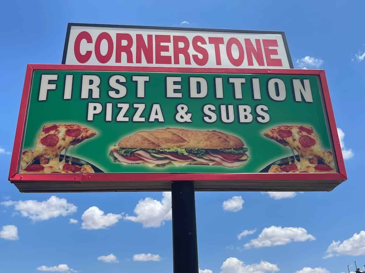 Cornerstone First Edition Pizza and Subs A Great Pizza Spot in New