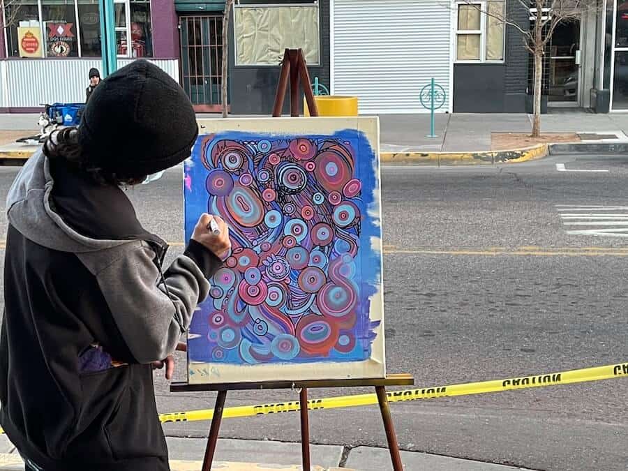 ABQ Art Walk Pattern Energy New Mexico