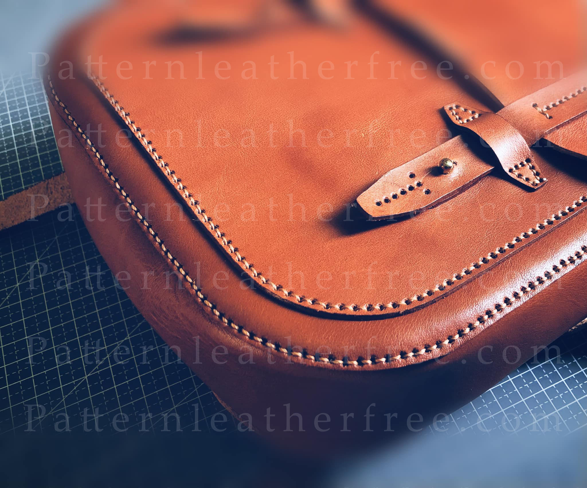 Pattern Leather Backpack Download PDF