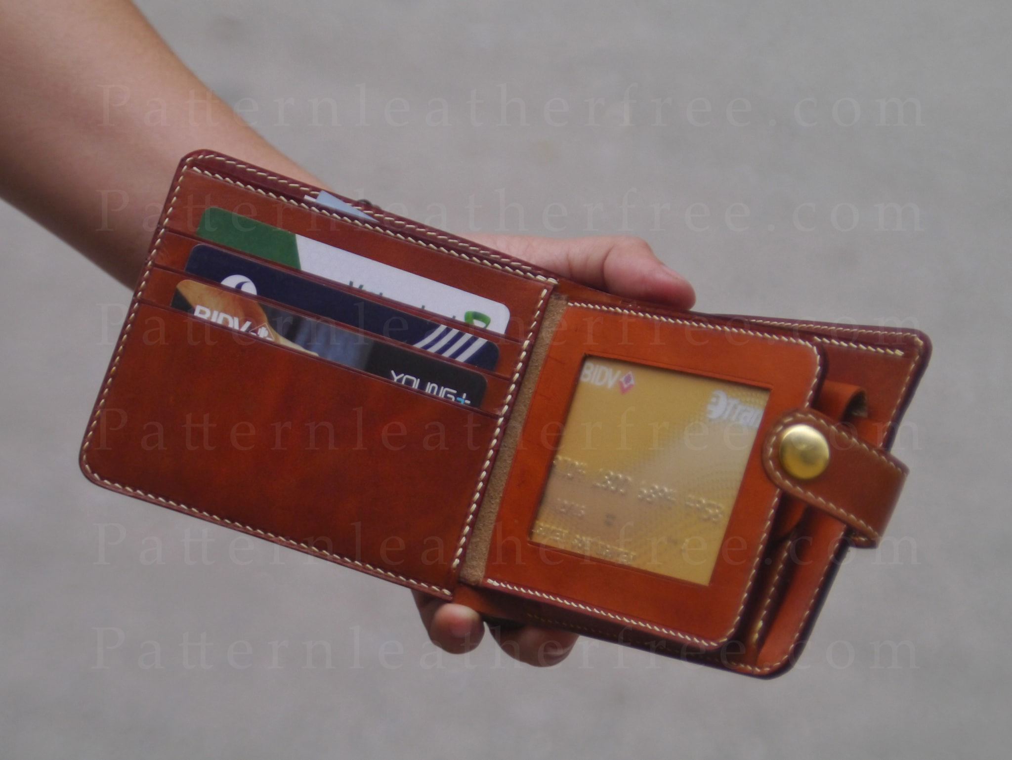 Pattern Leather Wallet DIY Download PDF