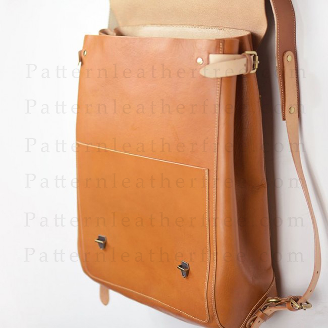 Pattern Leather Backpack DIY Download PDF