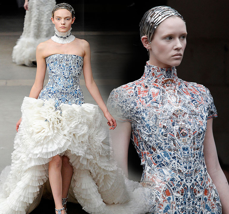 Sarah Burton for McQueen Fall '11 Pattern Observer