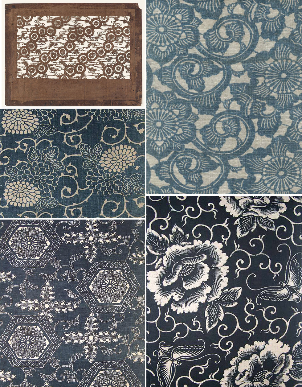 History of Surface Design Katagami & Katazome Pattern Observer