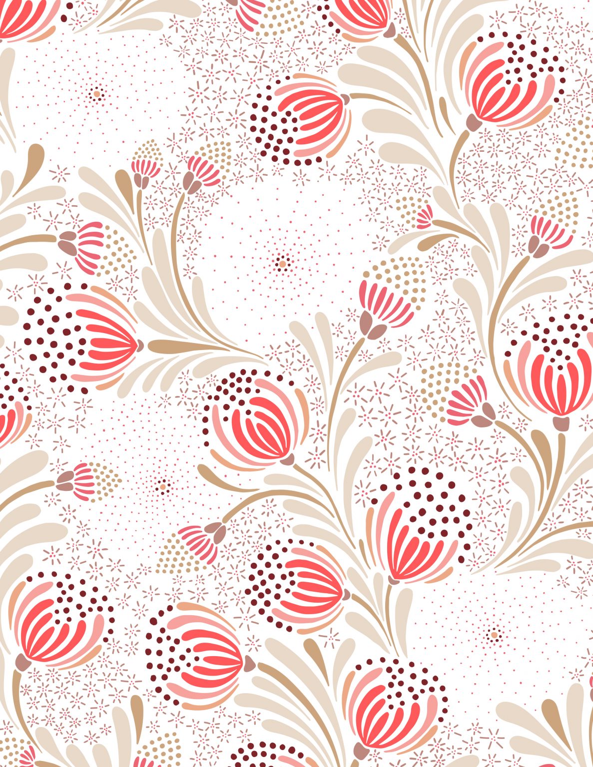 Modern Floral Prints by Amanda Caronia Pattern Observer