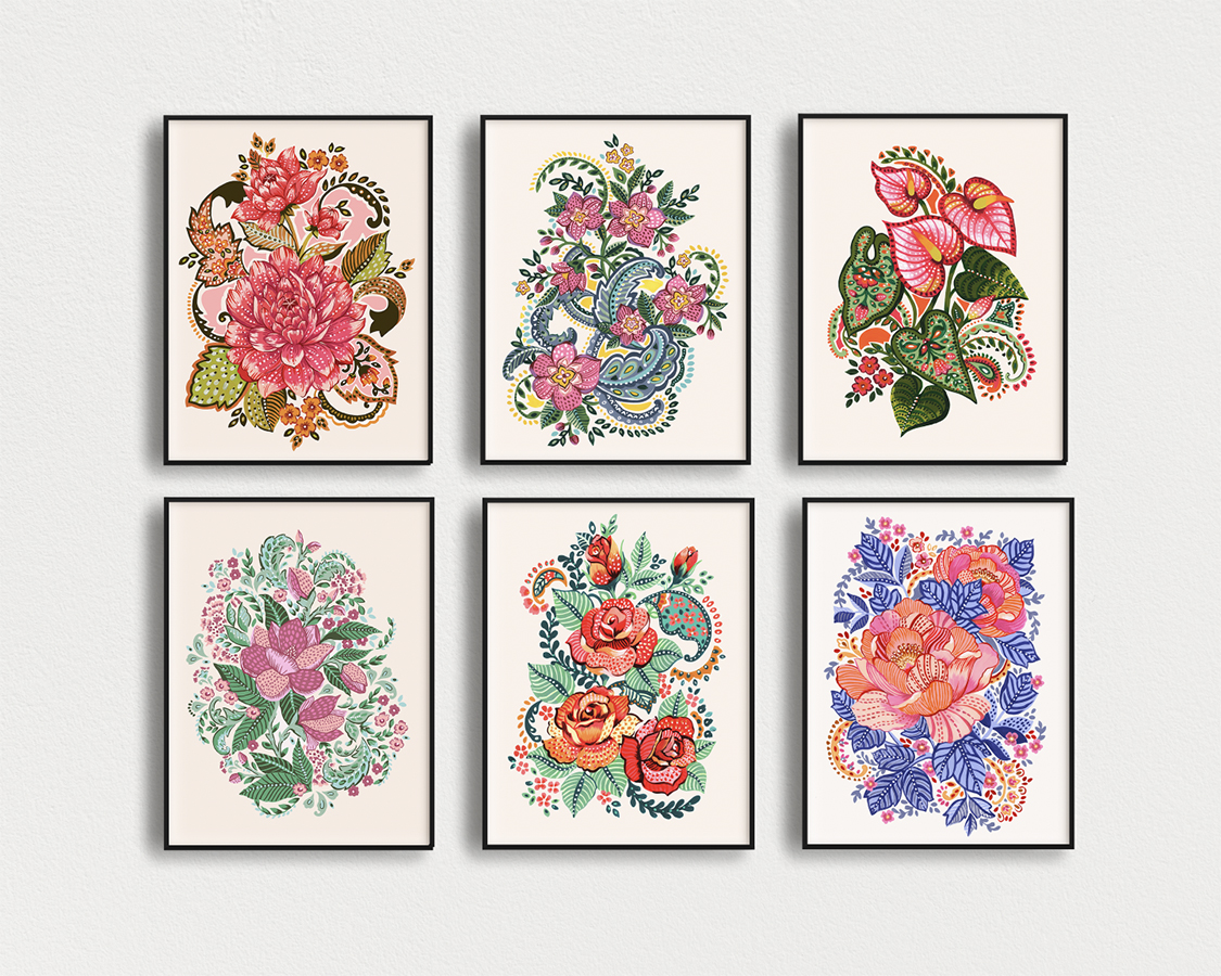 A MustSee Series of Floral Art Prints Pattern Observer